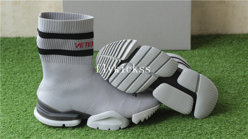 Vetement x Reebok Sock Trainer Dropping Grey